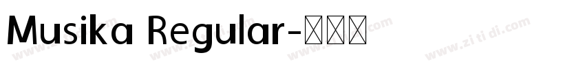 Musika Regular字体转换